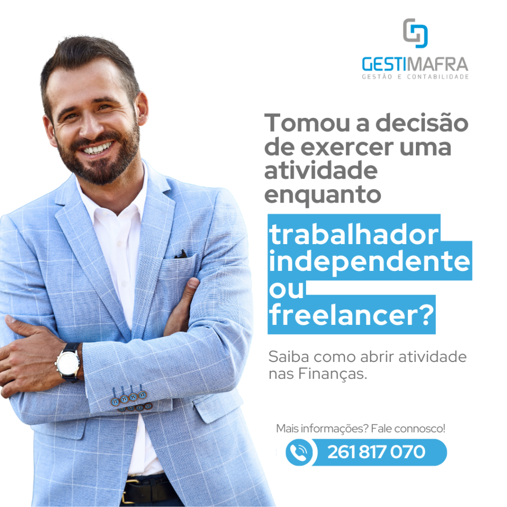 TRABALHADOR INDEPENDENTE OU FREELANCER: COMO ABRIR ATIVIDADE NAS FINANÇAS?